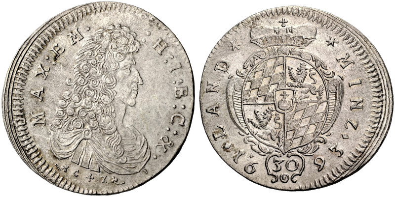 BAYERN, HERZOGTUM, SEIT 1806 KÖNIGREICH. 
MAXIMILIAN II. EMANUEL, 1679-1705 und...