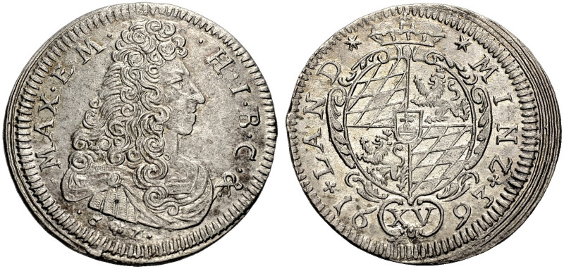 BAYERN, HERZOGTUM, SEIT 1806 KÖNIGREICH. 
MAXIMILIAN II. EMANUEL, 1679-1705 und...