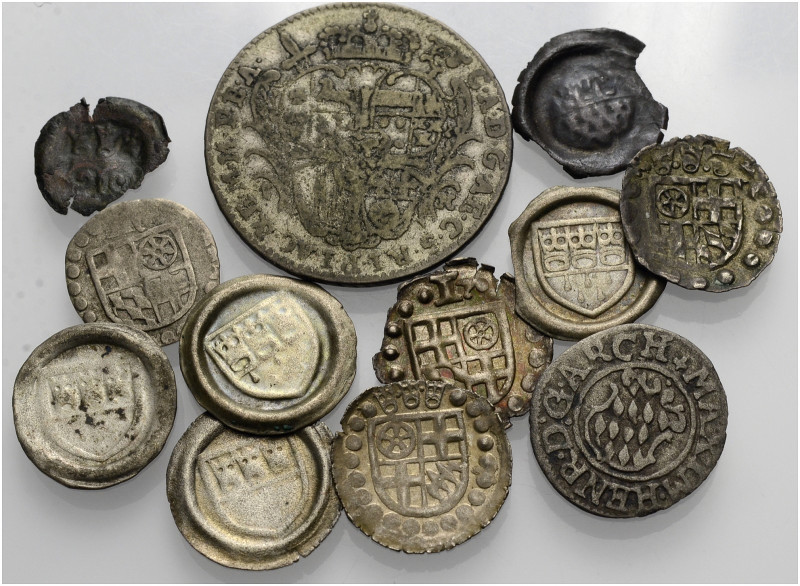 KÖLN, STADT. 
Lot: Heller und Pfennige des 15. und 16. Jh. Dazu drei Pfennige E...