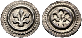 LINDAU, MÜNZSTÄTTE DES ADLIGEN DAMENSTIFTS. 
Pfennig um 1290. Fünfblättrige Linde mit dreiteiliger Wurzel. 0,41 g. CC 96, Lebek 9, Rutishauser 227. S...