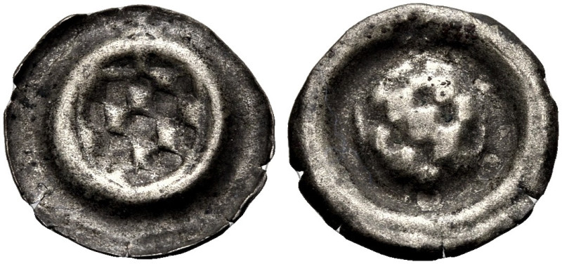 MAGDEBURG, ERZBISTUM. 
JOHANN VON PFALZ-SIMMERN, 1464-1475. Hohlringpfennig o. ...