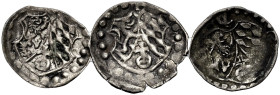 PFALZ-KURFÜRSTENTUM, LINIE ZU SIMMERN. 
FRIEDRICH IV., 1592-1610. unter Vormundschaft JOHANN CASIMIRS, 1583-1592. Pfennig, einseitig, Heidelberg. Dre...