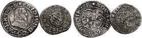 PFALZ-KURFÜRSTENTUM, LINIE ZU SIMMERN. 
FRIEDRICH IV., 1592-1610. Lot: 4 Pfennig 1608 und 8 Pfennig 1610, Mannheim. Haas 12, 13. Slg. Memmesh. 2250, ...