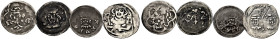PFALZ-OBERPFALZ. 
RUPERT II. und RUPERT III., 1390-1407. Lot: Pfennige auf Würzburger Schlag (3) und auf Regensburger Schlag. Götz 2 var., 9a, 10a, 1...