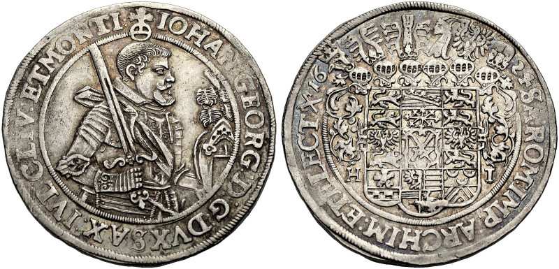 SACHSEN-ALBERTINISCHE LINIE, KURFÜRSTENTUM. 
JOHANN GEORG I., 1615-1656. Taler ...