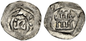 SPEYER, BISTUM. 
GERHARD VON EHRENBERG, 1336-1363. Heller o. J. (nach 1349). Großes G mit hineingestelltem L für die Reichspfandschaft Landau im Lini...