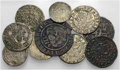 TRIER, ERZBISTUM UND KURFÜRSTENTUM. 
JOHANN VII. VON SCHÖNENBERG, 1581-1599. bis KARL II. JOSEPH VON LOTHRINGEN, 1711-1715 Lot: Schüsselpfennig 1594;...
