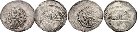 WORMS, BISCHÖFLICHE MÜNZSTÄTTE. 
KONRAD I. VON STEINACH, 1150-1171. Dünnpfennig. Mitriertes Brustbild schräg n. l. mit geschlossenem Buch und nach in...