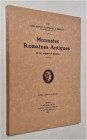 AUKTIONSKATALOGE UND VERKAUFSLISTEN. 
NAVILLE ET CIE, Genf, (seit 1926 mit Ars Classica). Nr. 8 vom 25. 6. 1924. Coll. C. S. Bement. Monnaies romaine...