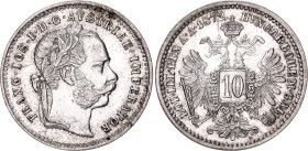 Austria 10 Kreuzer 1872
KM# 2206, N# 4962; Silver; Franz Joseph I; XF+ with mint luster