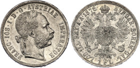 Austria 1 Florin 1878
KM# 2222, N# 4726; Silver; Franz Joseph I; UNC