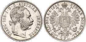 Austria 1 Florin 1888
KM# 2222, Schön# 149, N# 4726; Silver; Franz Joseph I; Vienna Mint; UNC Luster