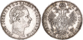 Austria 1 Vereinsthaler 1858 A
KM# 2244, N# 27536; Silver; Franz Joseph I; XF+ with mint luster and golden patina
