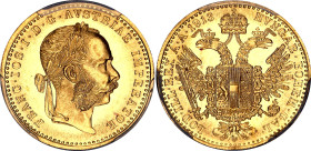 Austria 1 Dukat 1913 PCGS MS63
KM# 2267, N# 26247; Gold (.900) 3.49 g.; Franz Joseph I
