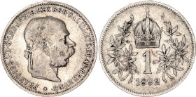 Austria 1 Corona 1892 
KM# 2804, N# 5744; Silver; Franz Joseph I; Mintage 235000 pcs.; XF