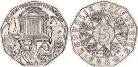 Austria 5 Euro 2002
KM# 3091, Schön# 291, N# 3909; Silver; 250th Anniversary of the Schönbrunn ZOO; UNC