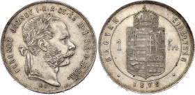 Hungary 1 Forint 1879 KB
KM# 453.1, N# 4736; Silver; Franz Joseph I ; UNC with beautiful toning