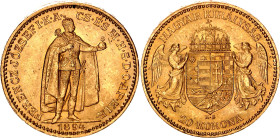 Hungary 20 Korona 1894 KB
KM# 486, ÉH# 1489, N# 33163; Gold (.900) 6.77 g.; Franz Joseph I; UNC with mint luster