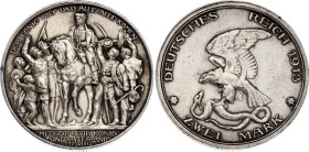 Germany - Empire Prussia 2 Mark 1913 A
KM# 532, N# 13477; Silver; Wilhelm II; 100th Anniversary of the Victory over Napoleon at Leipzig; AUNC with to...