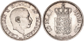 Denmark 2 Kroner 1937 NS
KM# 830, N# 14545; Silver; 25th Anniversary - Reign of Christian X; UNC with mint luster and golden patina