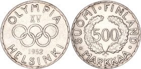 Finland 500 Markkaa 1952 H
KM# 35, N# 10394; Silver; Olympic Games; UNC with minor hairlines