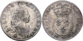 France 1/10 Ecu 1716 A PCGS VF35
Dy royales# 1654 var., Ciani# 2099 var., N# 16413; Silver ; Louis XV (1715-1774); VF