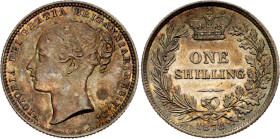 Great Britain 1 Shilling 1872
KM# 734.2, N# 7248; With die number; Silver; Victoria; AUNC with mint luster and golden patina