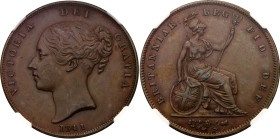 Great Britain 1 Penny 1841 NGC MS63 BN
KM# 739, Sp# 3948, N# 4721; Copper; Victoria; UNC