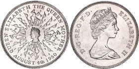 Great Britain 25 New Pence 1980
KM# 921, N# 5981; Copper-nickel; Elizabeth II; 80th Birthday of Queen Elizabeth the Queen Mother; UNC