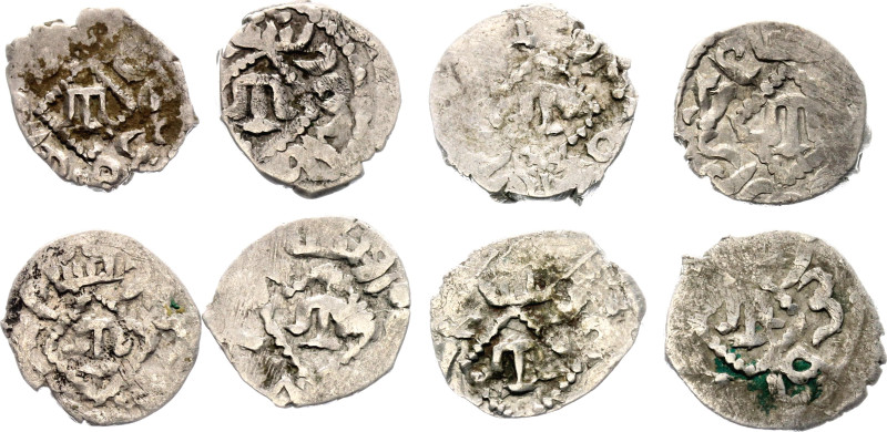 Italian States Caffa (Genovese) 8 x 1 Asper 1421 - 1435 (ND)
Lunardi# C40-46; S...