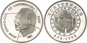 Luxembourg 500 Francs 1998
KM# 73, N# 56670; Silver, Proof; Jean; 1300th Anniversary of Echternach; Mintage 10000 pcs.