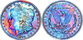 United States 1 Dollar 1881 S
KM# 110, N# 1492; Silver; "Morgan Dollar"; San Francisco Mint; AUNC with a beautiful multicolor artificial patina