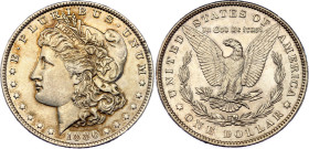 United States 1 Dollar 1886
KM# 110, N# 1492; Silver; "Morgan Dollar"; Philadelphia Mint; UNC Luster with nice toning