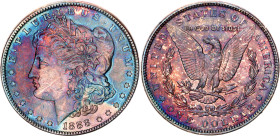 United States 1 Dollar 1888
KM# 110, N# 1492; Silver; "Morgan Dollar"; UNC with a nice artificial toning