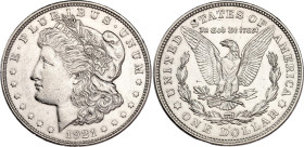 United States 1 Dollar 1921 D
KM# 110, N# 1492; Silver; "Morgan Dollar"; Denver Mint; XF/AUNC
