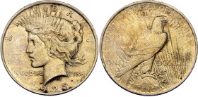 United States 1 Dollar 1923
KM# 150, N# 5580; Silver; "Peace Dollar"; XF/AUNC with nice toning