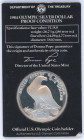 United States 1 Dollar 1984 S
KM# 210, N# 18802; Silver., Proof; XXIII Olympics, Los Angeles 1984; San Francisco Mint; In Original Folder