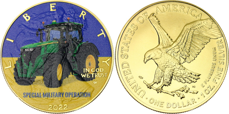 United States 1 Dollar 2022 "Special Military Operation in Ukraine"
Silver (.99...