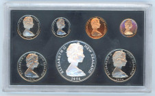 New Zealand Annual Proof Set 1974
KM# PS15; With Silver., Proof; With original package; 8000 sets issued