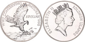 Solomon Islands 1 Dollar 1998
KM# 64, N# 13926; Copper-nickel; Elizabeth II; WWF Conserving Nature Series; UNC