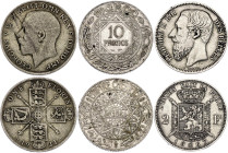 World Lot of 3 Coins 1867 - 1934
Silver; Various dates, denominations & rulers; VF/XF