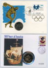World Lot of 11 FDCs 1987 - 1991
Lot of 11 First Day Covers with coins; Various countries, motives, dates & denominations; UNC