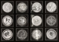World Set of 12 Coins 2013 "Fabulous 12"
Silver., Proof; A set of 12 world's most popular silver bullion coins; Only 1000 sets issued; With original ...