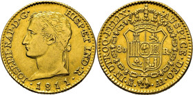 José Napoleón. Madrid. 80 reales. 1811. AI. Tono