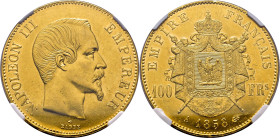 FRANCIA. Napoleón III. 100 francos. 1857. EBC+/SC-