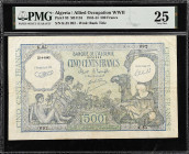 ALGERIA. Banque de l'Algerie. 500 Francs, 1943. P-93. PMG Very Fine 25.

Estimate: $150.00- $250.00