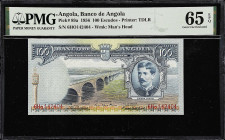 ANGOLA. Banco de Angola. 100 Escudos, 1956. P-89a. PMG Gem Uncirculated 65 EPQ.

Estimate: $200.00- $300.00