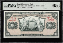 BRAZIL. Lot of (23). Mixed Banks. Mixed Denominations, 1890-1967. P-Various. PMG Very Fine 25 to Superb Gem Unc 67 EPQ.
An impressive group of 23 gra...