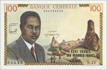 CAMEROON. Banque Centrale. 100 Francs, ND (1962). P-10. Uncirculated.

Estimate: $75.00- $125.00