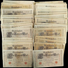 GERMANY. Lot of (212). Reichsbank. 1000 Mark, 1910. P-44. Very Good to About Uncirculated.
Damage/issues are found on some of the notes. SOLD AS IS/N...